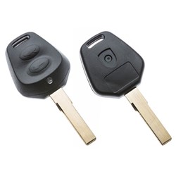 Silca Automotive Key and Remote Replacement Shell for 2 Button Porsche HU66 Profile HU66RS2