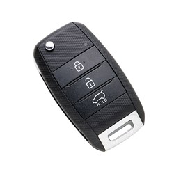 Silca Automotive Key and Remote for Kia Sportage With 3 Buttons ID6F-60 and KIA8 Flip Blade
