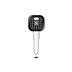 Silca KW14AP Key Blank with Plastic Head for Kawasaki Motorbikes