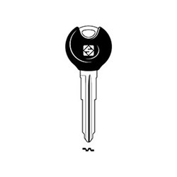 Silca MAZ20RGP Key Blank with Plastic Head