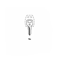 Silca MER43R Key Blank for Meroni Cylinders