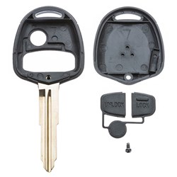 Silca Automotive Key and Remote Replacement Shell for 3 Button Mitsubishi MIT11R Profile MIT11RRS5