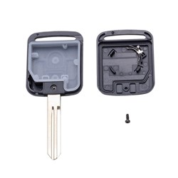 Silca Automotive Key and Remote Replacement Shell for 2 Button Nissan NSN14 Profile NSN14DRS2