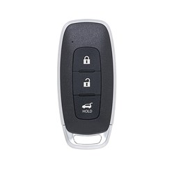Silca Automotive Smart Key and Remote Replacement Shell for Nissan with 3 buttons and NSN14 Emergency Blade