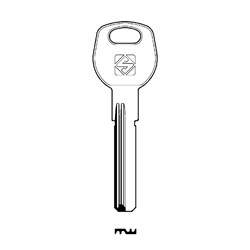 Silca Key Blank (Dimple M-Wave style) for imported cylinders RC14R