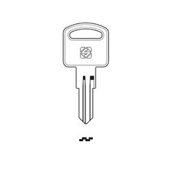 Silca SOP2 Key Blank for Soprano Cylinders