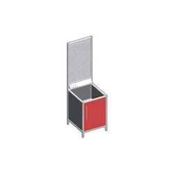 SILCA POINT STORAGE UNIT RH OPENING DOOR   PEGBOARD