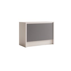 Silca Point Shop Display Unit Double Counter with Shelves and Dividers 128cm - ASP3027