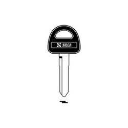 Silca SZ8RP Key Blank with Plastic Head