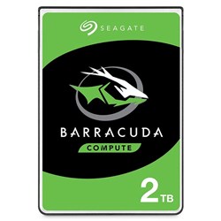 SEAGATE BARRACUDA INTERNAL 2.5" SATA DRIVE, 2TB, 6GB/S, 5400RPM