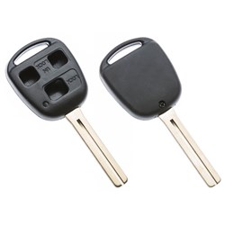 Silca Automotive Key and Remote Replacement Shell for 3 Button Toyota TOY40 Profile TOY40BRS8
