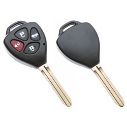 Silca Automotive Key and Remote Replacement Shell for 4 Button Toyota TOY43 Profile TOY43ARS10