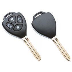 Silca Automotive Key and Remote Replacement Shell for 4 Button Toyota TOY43 Profile TOY43ARS7