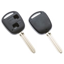 Silca Automotive Key and Remote Replacement Shell for 2 Button Toyota TOY43 Profile TOY43BRS2