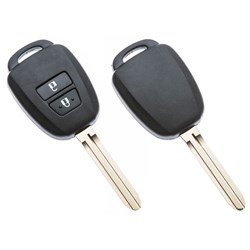 Silca Automotive Key and Remote Replacement Shell for 2 Button Toyota TOY43 Profile TOY43CRS2N