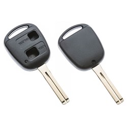 Silca Automotive Key and Remote Replacement Shell for 2 Button Toyota TOY48 Profile TOY48BRS2