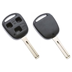 Silca Automotive Key and Remote Replacement Shell for 3 Button Toyota TOY48 Profile TOY48BRS8