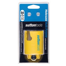 SUTTON HOLESAW H127 54mm 3 TOOTH M/PURPOSE TCT