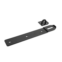 TOKOZ LRG STRAP HASP & STAPLE P100/350 (350mm x 56mm) BLK DP