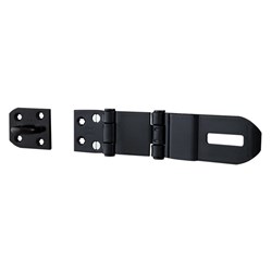 TOKOZ LRG HASP & STAPLE P110/II/205 (205mm x 56mm) BLK DP