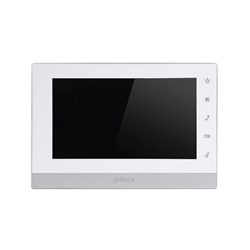 DAHUA 2-Wire 7" TFT Touch Screen Indoor Monitor, White