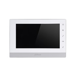 DAHUA 2-Wire IP 7inch TFT Touch Screen Indoor Monitor, White