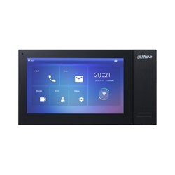 DAHUA IP 7inch TFT Touch Screen Indoor Monitor, Black, PoE