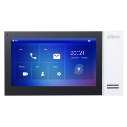 DAHUA IP 7inch TFT Touch Screen Indoor Monitor, White, PoE