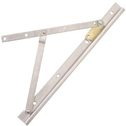 Whitco Standard Friction Window Stay 300mm Zinc Plated Steel in Silver - W010701