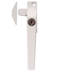 Whitco Series 25 Window Fastener Lockable Right Hand in White - W225116