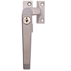 Whitco Series 25 Window Fastener Lockable Left Hand in Satin Chrome - W225205