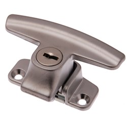 Whitco Sliding Window Lock in Satin Chrome - W285605