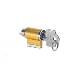 Whitco Internal Cylinder LW4 Profile KD for Sliding Door Lock Chrome Plate - W532200