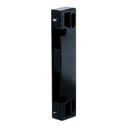 Whitco Sliding Door Lock Strike Extra Wide Front Fix in Black - W565817