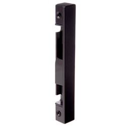 Whitco Sliding Door Lock Strike Universal Reversible Front Fix in Black - W566517