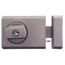 Whitco W75 Double Cylinder Deadlatch with Safety Release and Timber Frame Strike in Satin Chrome - W754105