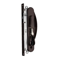 Whitco Leichhardt Sliding Security Door Lock without Cylinder in Brown - W865313