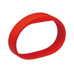 SALTO WBM01KRL-5 Contactless smart silicone bracelet MIFARE 1KByte, Red, Large, Pack of 5