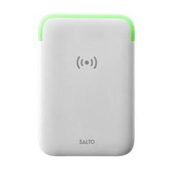 SALTO XS4 2.0 WRD BLE DESfire MIFARE READER RECTANGULAR WHT