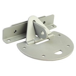 XTRA LOK 2A ROLLER DOOR ANCHOR WITH SEMI CIRCULAR PLATE POWDER COATED SS