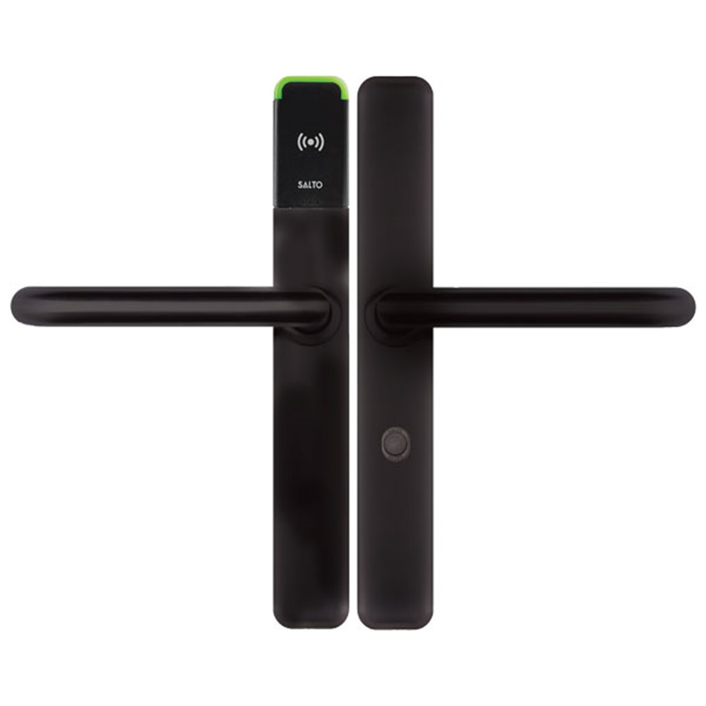 Salto Xs4 One Esc W Z Lever 40 45mm Privacy Ne Black Xs4 One Mifare Series Lsc Security Supplies