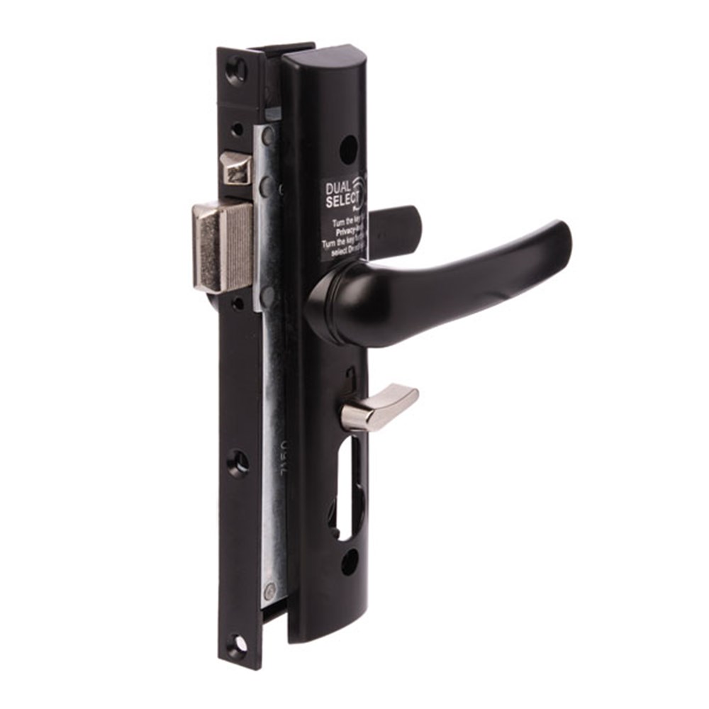 YALE QUATTRO HINGED SECURITY DOOR LOCK NO CYLINDER (REPLACE MK3 TASMAN)  BLACK | Yale - LSC Security Supplies