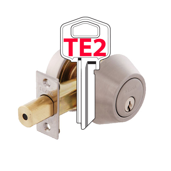 BRAVA Urban Double Cylinder Deadbolts TE2