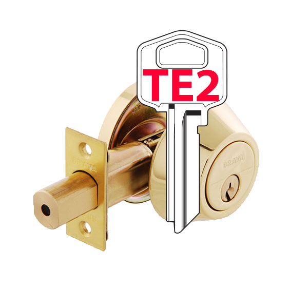 BRAVA Urban Single Cylinder Deadbolts TE2