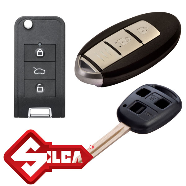 Silca Smart Remotes, Car Keys & Shells