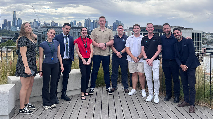 ABYL Winners with Salto Team on Rooftop Terrace