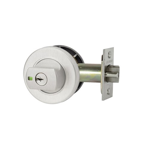 Lockwood Deadbolt Latching Paradigm 005 Round Rose Satin Chrome - 005L/B1SCDP