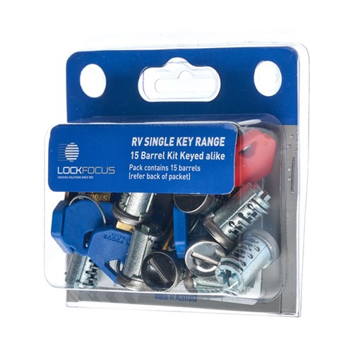 LOCK FOCUS BARREL KIT-15 & ASSY KEY