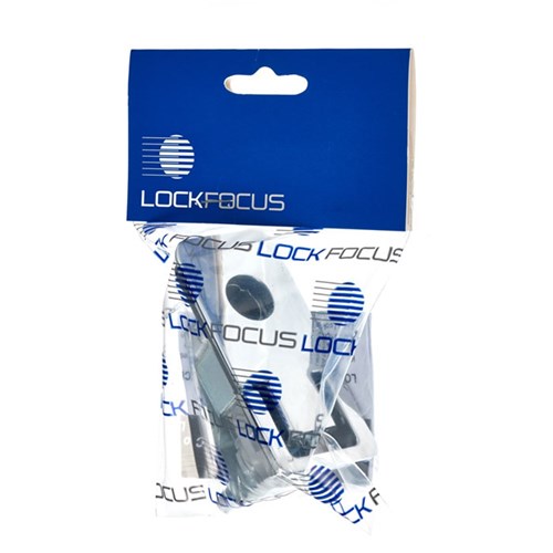 LOCK FOCUS COMPRESSION LATCH BRIGHT CHR