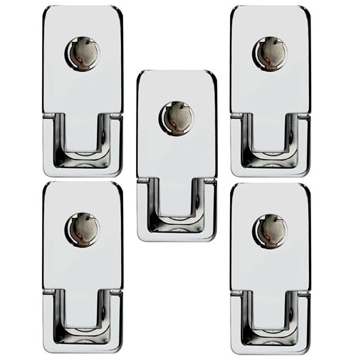 Lock Focus Compression Latch, Bright Chrome Finish in Pack of 5 - 914222/3